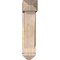 Ekena Millwork Traditional Arts and Crafts Smooth Bracket w/ Offset Brace, Douglas Fir, 7 1/2"W x 24"D x 32"H BKT0806X24X32TRA03SDF - alternate 3